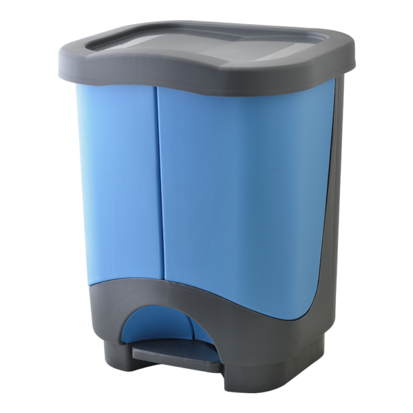 Pedálos szemetes EKO LUX 2X10,5L